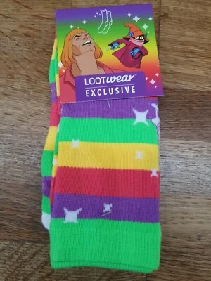 HeMan MOTU Socks Extremely Rare Loot Crew 10-13 - Image 1 of 2