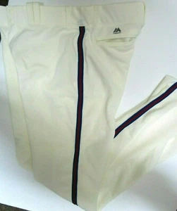 PHILADELPHIA PHILLIES MAJESTIC IVORY CREME BASEBALL PANTS  ADULT SMALL-XXL - Picture 1 of 3