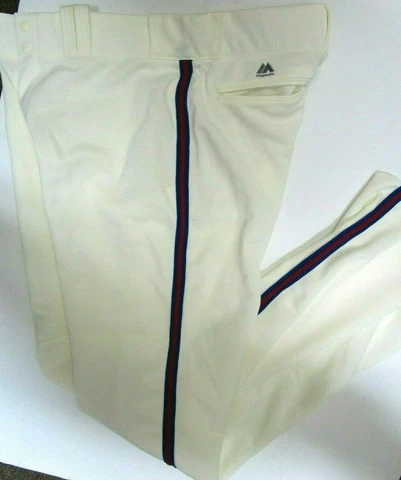 PHILADELPHIA PHILLIES MAJESTIC IVORY CREME BASEBALL PANTS  ADULT SMALL-XXL Cover