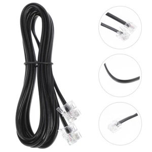 10 sztuk Przewód telefoniczny Telefon RJ11 Złącze Wtyczka Kabel Telefon - Zdjęcie 1 z 12