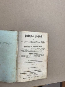 Davidis Praktisches Kochbuch 1851 - Bild 1 von 2