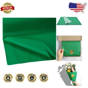 Sustainable 20x30 Inches Green Recycled Tissue - 480 Premium Unfolded Sheets - Picture 1 of 6