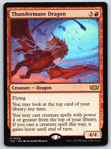 Thundermane Dragon - Commander Tarkir Dragonstorm - MTG - Near Mint - Bild 1 von 1