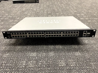 Cisco SG200-50FP 50-Port Gigabit PoE Smart Switch - Image 1 of 3
