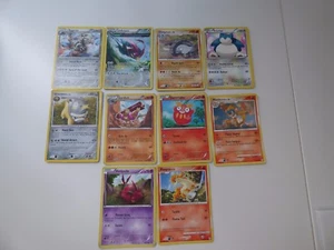 10 cartas de Pokémon: Unfezant 81/108 cielos rugientes - explosión de plasma Aggron 59/101 - Imagen 1 de 4