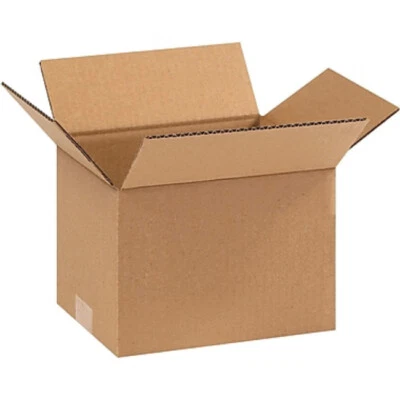 50 - 9 x 7 x 6 Corrugated Shipping Boxes Storage Cartons Moving Packing Box - Image 1 of 2