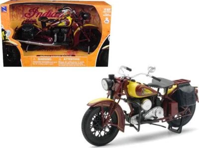 1934 Indian Sport Scout Bike 1/12 Diecast Motorcycle Model by New Ray - Image 1 of 4