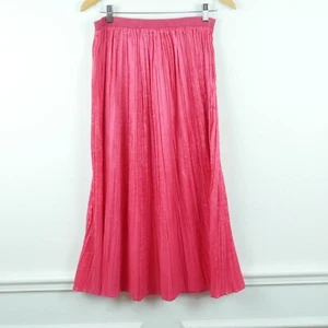 Vintage One Size Skirt Midi Sheer Pink Boho Cowgirl Fairy Maximalist Hippy 90s - Picture 1 of 6