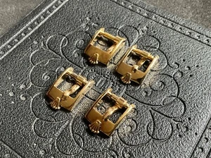 Authentic ROLEX Ladies Gold Plated Buckle 10MM / 8MM NOS Price for 1 Buckle - Picture 1 of 11