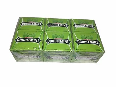 3 Cajas de Goma de Mascar Wrigleys Doble Como Nueva - Paquete de 15 Piezas X 10 Por Caja - 26/03 Foto 1 de 2