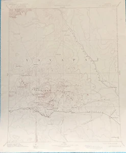 Flagstaff, San Francisco Mts. Arizona USGS Topo Map 1894/ 1922 1:250,000 - Picture 1 of 11