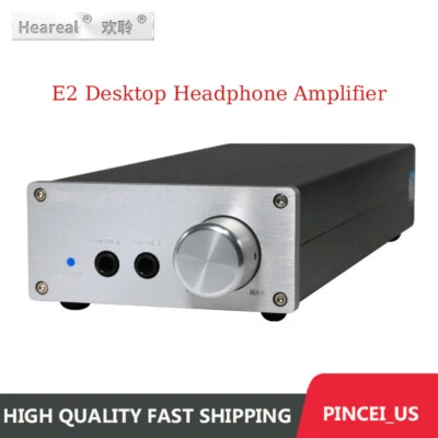 Heareal E2 Desktop Headphone Amplifier HD650 K701 Hifi Headphone Amplifier pe66 - Image 1 of 4