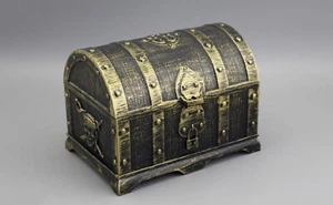 1/6 Scale Pirate Treasure Box Model for 12" Figure Scene Accessories - Picture 1 of 5
