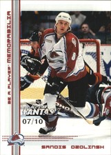2000-01 (HKY) BAP Memorabilia NHL All-Star Fantasy Ruby #118 Sandis Ozolinsh