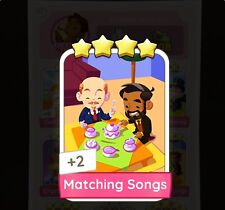 Monopoly GO 4 Star Sticker Card-Matching Song