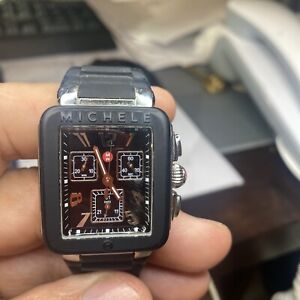 Michele Chronograph Stainless Steel  Swiss Wrist Watch