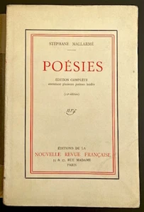 Stéphane Mallarmé - Poésies - édition complète - Nouvelle Revue Française 1917 - Picture 1 of 11