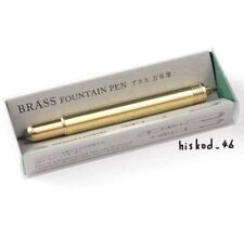 Traveler 's Company Brass Fountain Pen Limited solid brass Travel Stationery New