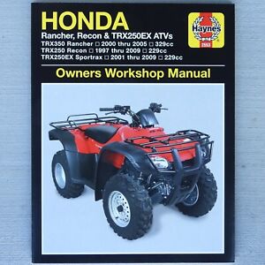 1997-2009 Honda Rancher Recon Sportrax TRX 250 350 Quad ATV HAYNES MANUAL 2553