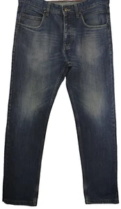Red Herring Mens Blue Jeans Straight Waist32/34in L32in Used (EBSK4124) - Picture 1 of 8