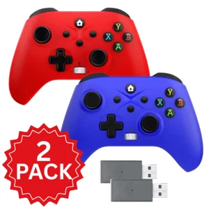 2pack Wireless Controller For Xbox One /S/X Windows 10/11 2.4G Adapter - Picture 1 of 10