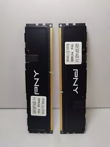 PNY 8GB (2X4GB) PC3-1866MHz DDR3-14900 1.5V 4GBH1X04F1AA28-15-H / Untested - Picture 1 of 2