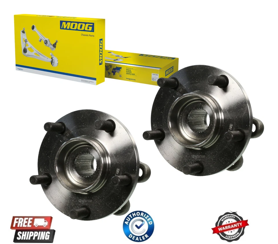 Buje de cojinete de rueda delantera MOOG 2 piezas para Nissan Murano Quest 2003 2004 2005 2007 Foto 1 de 1