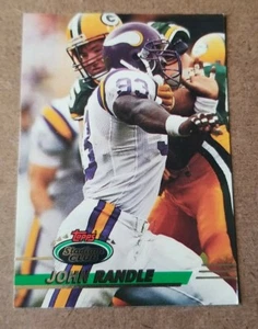 1993 Stadium Club Football Card #341 de John Randle - Minnesota Vikings  - Imagen 1 de 2