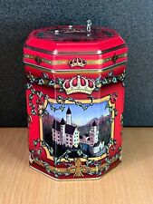 Red European Musical Cookie Christmas Tin 2023 Made in Germany