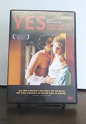 Yes by Sally Potter (DVD, 2005) Starring Joan Allen; Love Story; Romantic Movie - Image 1 of 3