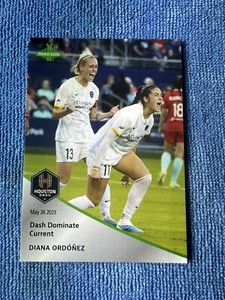 Parkside NWSL Pronto Silver 08/10 #49 Diana Ordonez Dash Dominate Current