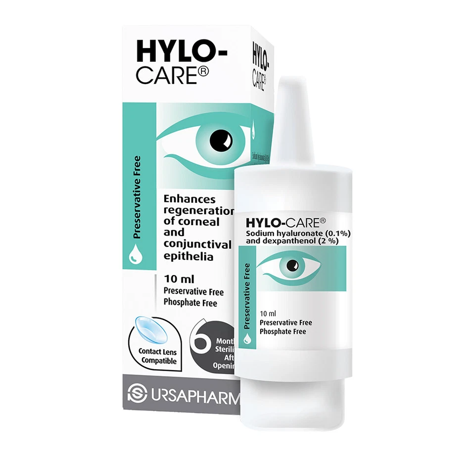 HYLO-CARE Hylo Care Preservative Free Eye Drops 10ml