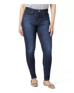 W32 L28 Signature Levi Strauss Women's Modern High Rise Skinny Jeans #4245 - Picture 1 of 6
