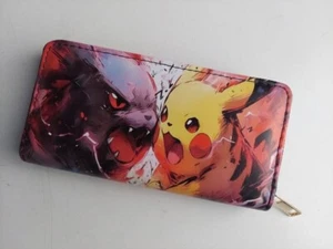 Pokemon Pikachu Zip-around wallet 8"x4" - Picture 1 of 1