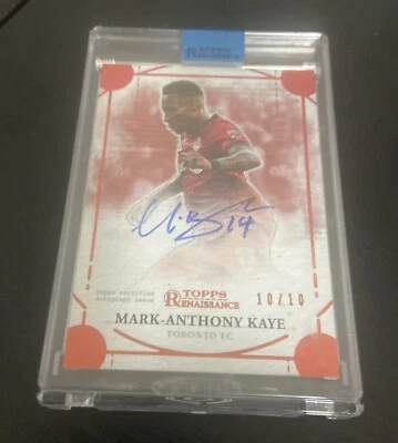 2022 Topps Renaissance  Ruby Mark-Anthony Kaye #EA-MK1 Autograph #’d 10/10 - Image 1 of 2