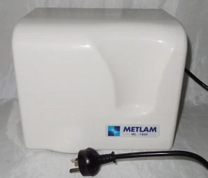 Metlam ML_1800 Automatic Operation ABS Hand Dryer White - Picture 1 of 5