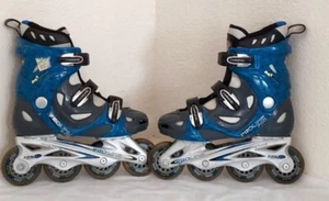 Roller Derby ProLine 900 Elite Series Inline Skates Blue & Black Sz 6 - Picture 1 of 10
