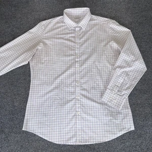 Mizzen+Main Performance Shirt Mens XL Plaid Button Up Stretch Wrinkle-Resistant - Picture 1 of 7