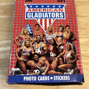 1991 Topps American Gladiators Trading Cards Box 36 Sealed Packs - Bild 1 von 7