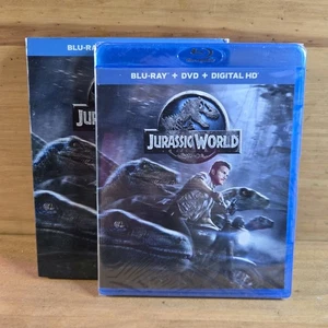 Jurassic World Blu-ray With Slipcover Chris Pratt NEW Sealed - Picture 1 of 3