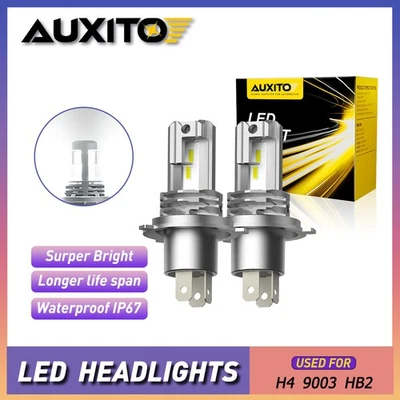 Error Free 6500K White H4 9005 9006 H11 H8 H10 LED Headlight /Fog Light CANBUS - Image 1 of 4