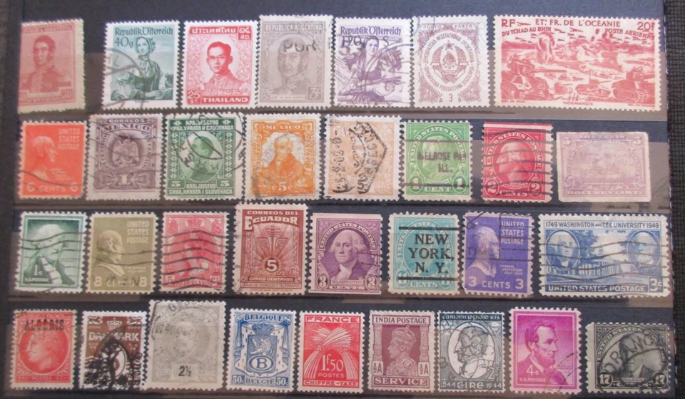 Timbres classiques, ob ou neuf, anciens ou surchargés tous états tous pays NL63 - Photo 1/1