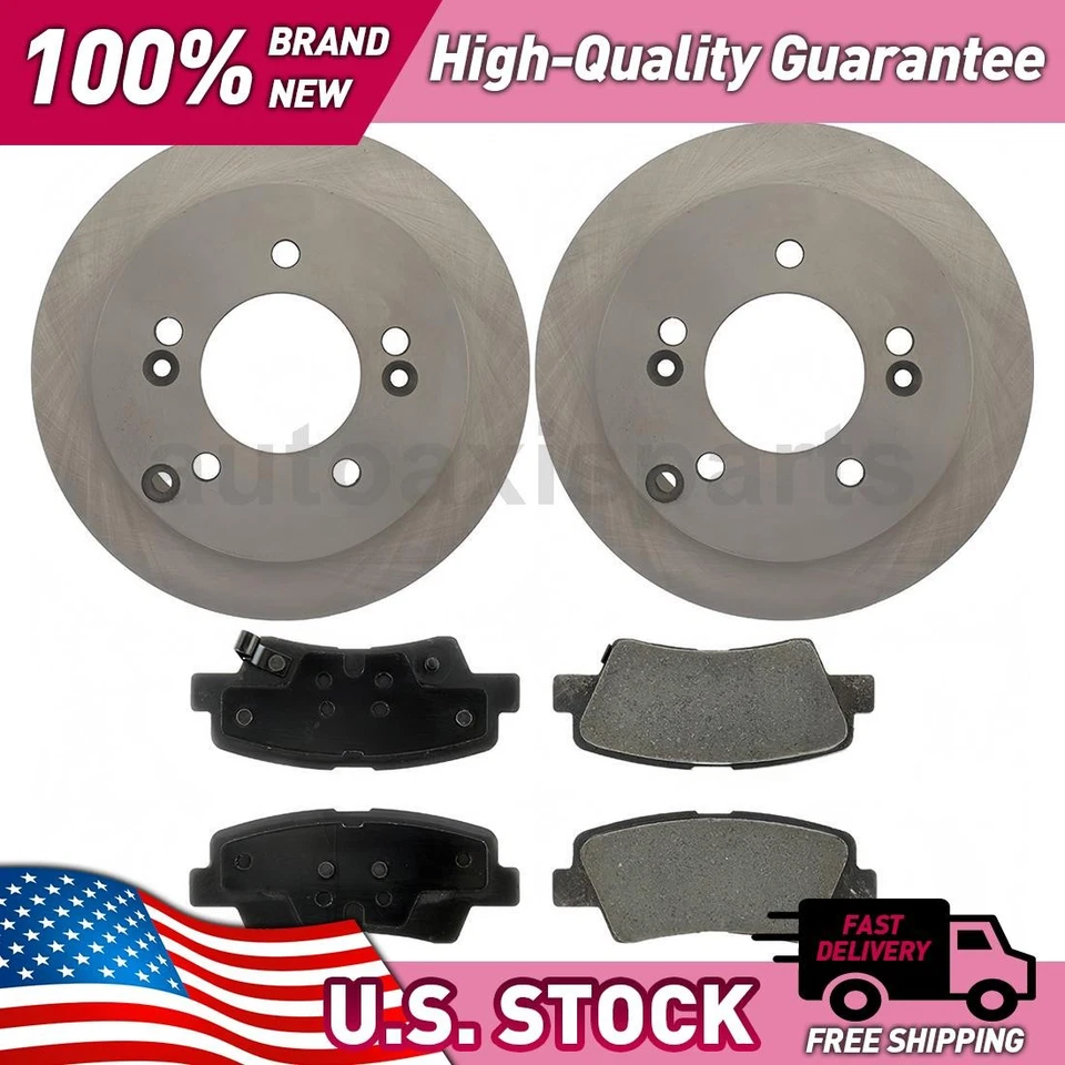 Kit de actualización de freno de disco de piezas traseras centradas para Hyundai Sonata 2008-2009 Foto 1 de 1