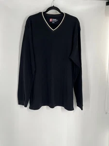 CHAPS RALPH LAUREN Herren Baumwoll Pullover Langarmshirt Gr. XL schwarz preppy - Bild 1 von 8