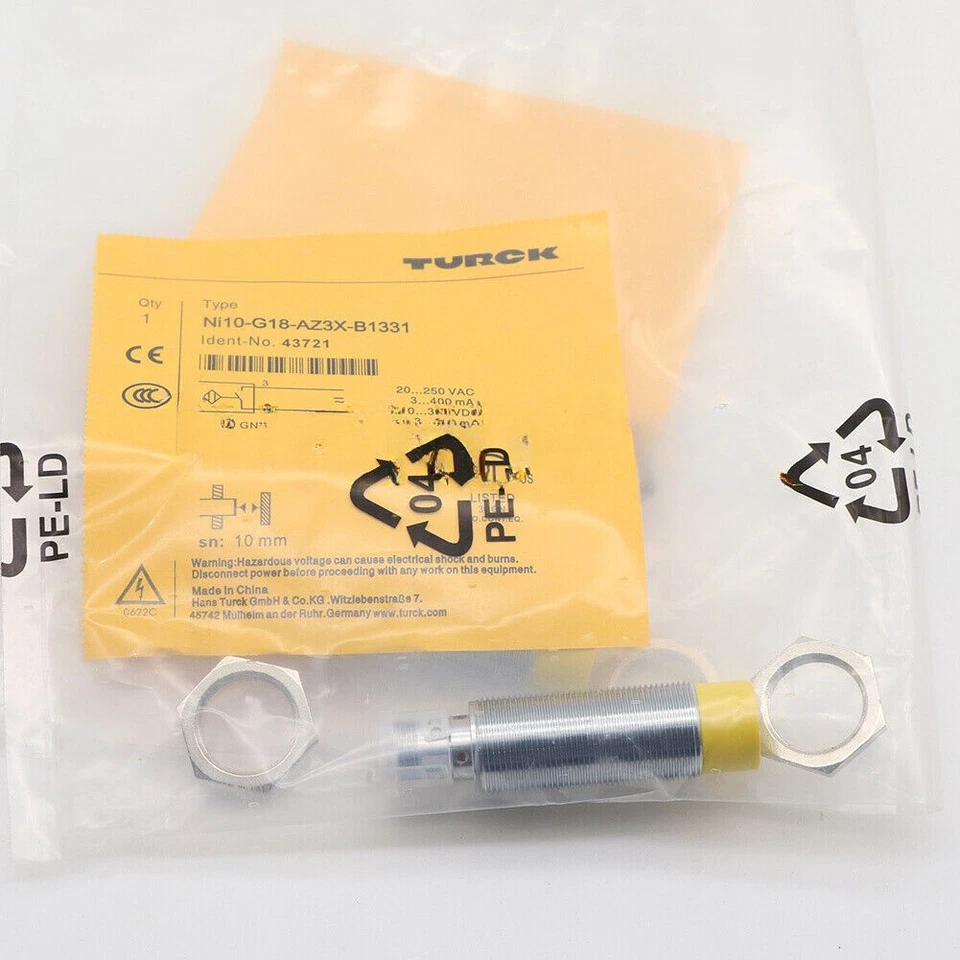 1Pcs New TURCK Ni10-G18-AZ3X-B1331 50MM Proximity Sensor - Image 1 of 1