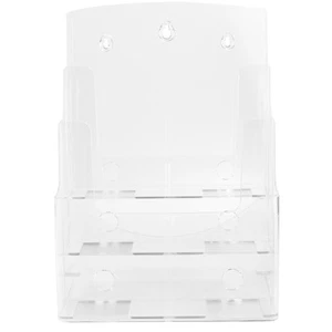 Display Stand Transparent Reading Bookshelf Brochure Rack A4 File - Picture 1 of 12