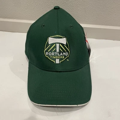 MLS Portland Timbers Hat Cap Adidas Green Structured Adjustable OSFA Cotton NWT - Image 1 of 4