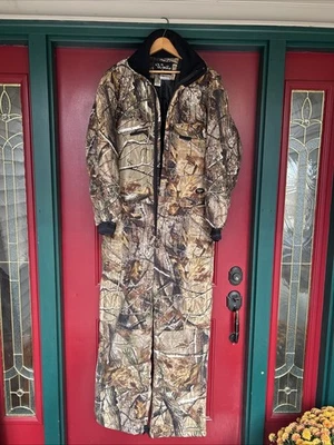 Walls Coveralls Mens L Real Tree Camo Insulated Hunting Zip Leg Very Nice Cond - Image 1 of 4