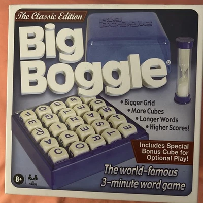Big Boggle Classic Edition Word Game Family Game. New. - Image 1 of 3