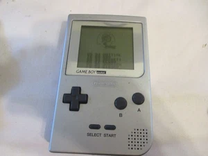GAMEBOY BOLSILLO PLATA FUNCIONA MUY BIEN - Imagen 1 de 4